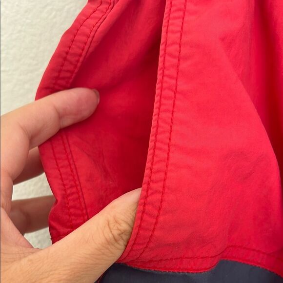 Tommy Hilfiger Men's Red and Black Swim Trunks - Picture 4 of 5